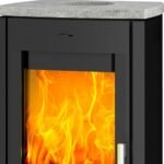 Fireplace Tuvalu Speckstein – Kaminofen mit 6,5 kW und eleganter Speckstein-Abdeckung – Image 3